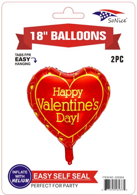 valentine's day mylar balloons wholesale